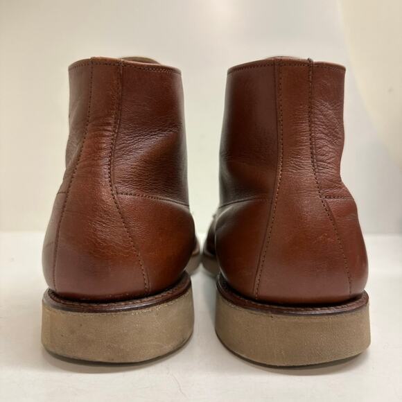 EUC Alden 306 Brown Calfskin Plain Toe Boot CDI Last Made in USA 10.5 AA/B main image 8